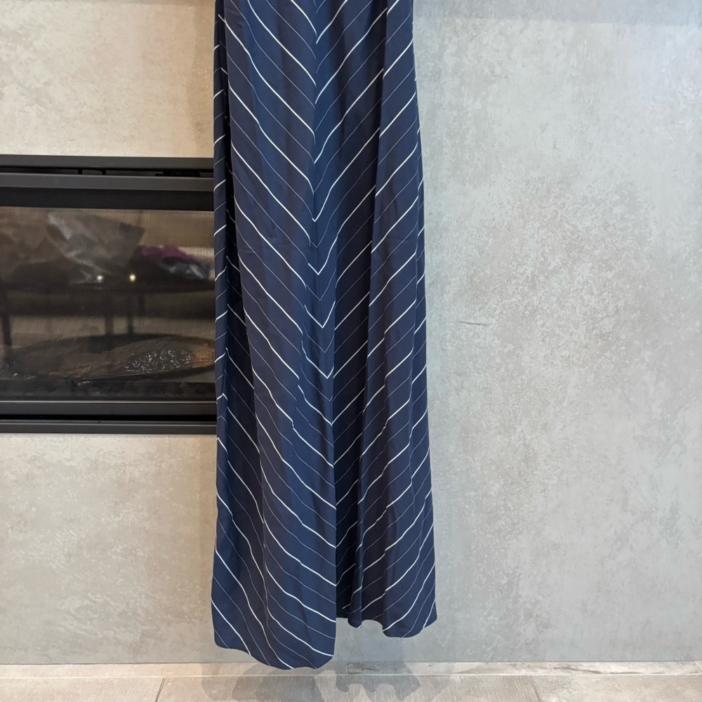 NWT MANGO STRIPED LYOCELL DRESS, SIZE L - Picture 10 of 16